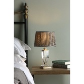 Photograph: Laura Ashley LA3688771-Q Carson Antique Brass & Crystal Small Table Lamp - Base Only