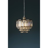 Photograph: Laura Ashley LA3727733-Q Vienna Crystal And Antique Brass Easy Fit Pendant