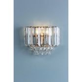 Photograph: Laura Ashley LA3727747-Q Vienna Crystal And Antique Brass 1 Light Wall Light