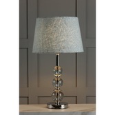 Photograph: Laura Ashley LA3732149-Q Selby Polished Nickel & Glass Large Table Lamp - Base Only