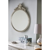 Photograph: Laura Ashley LA3735684-Q Overton Ornate Mirror With Champagne Detail Edging