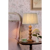 Photograph: Laura Ashley Maria Wood Table Lamp Wood With Antique Brass Detailing - Base Only - LA3756212-Q