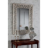 Photograph: Laura Ashley Rococo Rectangular Mirror With Ornate Frame Detailing In Champagne