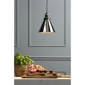 Photograph: Laura Ashley Rufus Polished Chrome Single Pendant