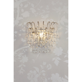 Photograph: Laura Ashley Willow Wall Light Satin Champagne and Crystal