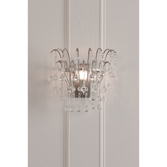 Photograph: Laura Ashley Willow Wall Light Satin Pewter and Crystal