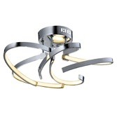 Photograph: Layla Polished Chrome 5 Light Led Ceiling Light - 3000K