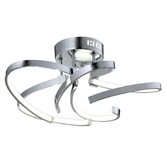 Photograph: Layla Polished Chrome 5 Light Led Ceiling Light - 4000K