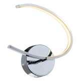 Photograph: Layla Polished Chrome Led Left Facing Wall Light - 3000K