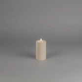 Photograph: Led candle soft beige 12cm 2xAA, timer, Outdoor