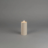 Photograph: Led candle soft beige 15cm 2xAA, timer, Outdoor