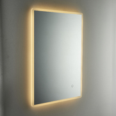 Photograph: Lustro CCT Rectangular Bathroom Mirror Light With Touch Button & Demister