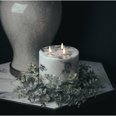 Photograph: Luxe Marble Effect LED Candle Natural Glow 6x6