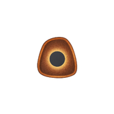 Photograph: Mantra Acustic Coffee Finish Irregular Trapezium 23 x 24cm Led Wall Light - 3000K