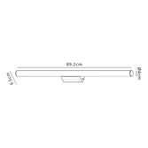 Photograph: Mantra Antiga 18W Gold Vertical Led Bathroom Wall Light - IP44 - 4000K