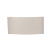 Photograph: Mantra Arcs Sleek White Up And Down Flush Exterior Wall Light - IP54 - 3000K