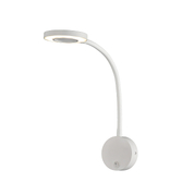 Photograph: Mantra Boavista Ring Head White Adjustable Switched Bedside Led Reader Wall Light - 3000K