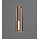 Photograph: Mantra Boutique Large LED Rectangular Wall Light Black - 3000K