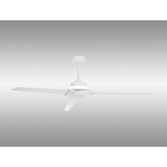 Photograph: Mantra Brisa White Led Ceiling Fan Light Complete With Remote Control - 2700-5000K - IP44