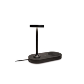 Photograph: Mantra Ceres Black Led Table Lamp Complete With Mobile Phone Induction Charger