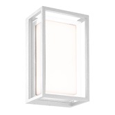 Photograph: Mantra Chamonix Rectangular LED Exterior Wall Light White - 3000K, IP65