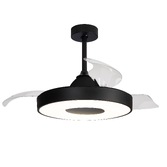 Photograph: Mantra Coin Air Black LED Ceiling Fan Light With Remote Control