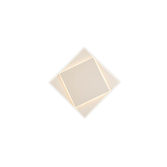 Photograph: Mantra Dakla White Large Square Flush Led Wall/Ceiling Light - 3000K