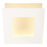 Photograph: Mantra Dalia Extra Large White Square Led Wall Light - M8143 - 3000K