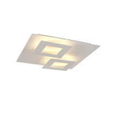 Photograph: Mantra Dalia Large White Square Flush Led Ceiling Light - M8160 - 3000K