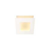 Photograph: Mantra Dalia Small White Square Led Wall Light - M8110 - 3000K