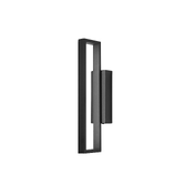 Photograph: Mantra Durban Small Black Open Rectangular Led Wall/Ceiling Light - 3000K