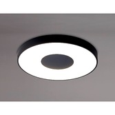 Photograph: Mantra Extra Large Coin 100W LED Round Ceiling Light Black