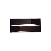 Photograph: Mantra Fuji 10W Black Led Rectangle Wall Light - 3000K