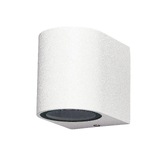 Photograph: Mantra Fusion M6513 Kandanchu White Round Single Exteror Wall Light