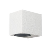 Photograph: Mantra Fusion M6517 Kandanchu White Square Single Exterior Wall Light