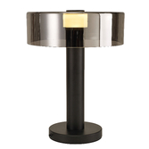 Photograph: Mantra Gin 1 Light Large Black Table Lamp