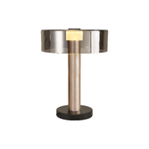 Photograph: Mantra Gin 1 Light Large Gold Table Lamp