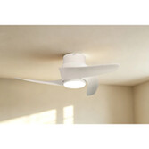 Photograph: Mantra Groenland XS 79.5cm White Led Ceiling Fan Light C/w Remote Control 2700-5000K