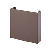Photograph: Mantra Huez Square 1 Light Rust Led Exterior Wall Light - IP65 - 3000K