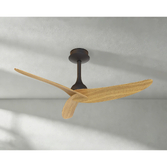 Photograph: Mantra Ipanema Wood Effect/Black Ceiling Fan -  Ip44