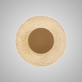 Photograph: Mantra Jewel Gold Painted & Crackled Acrylic Small Round LED Wall Light - 3000K