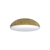 Photograph: Mantra Kazz Wood Effect Flush 4 Light Ceiling Light Complete With White Diffuser