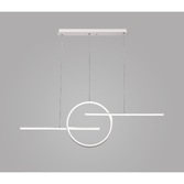 Photograph: Mantra Kitesurf LED Linear Bar Pendant White - 3000K