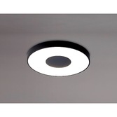 Photograph: Mantra Large Coin 80W LED Round Ceiling Light Black