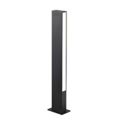 Photograph: Mantra Lotus Slim Black IP65 Modern Led Bollard Light - 3000K