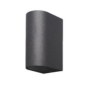 Photograph: Mantra M6510 Kandanchu Anthracite Round Twin Exterior Wall Light