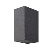 Photograph: Mantra M6514 Kandanchu Anthracite Square Twin Exterior Wall Light