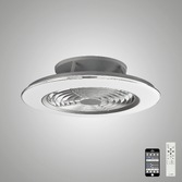 Photograph: Mantra M6706 Alisio Silver Ceiling Fan Light C/W Remote Control