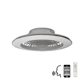 Photograph: Mantra M7491 Alisio XL Silver Ceiling Fan Light C/W Remote Control