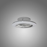 Photograph: Mantra M7494 Alisio Mini Silver Ceiling Fan Light C/W Remote Control